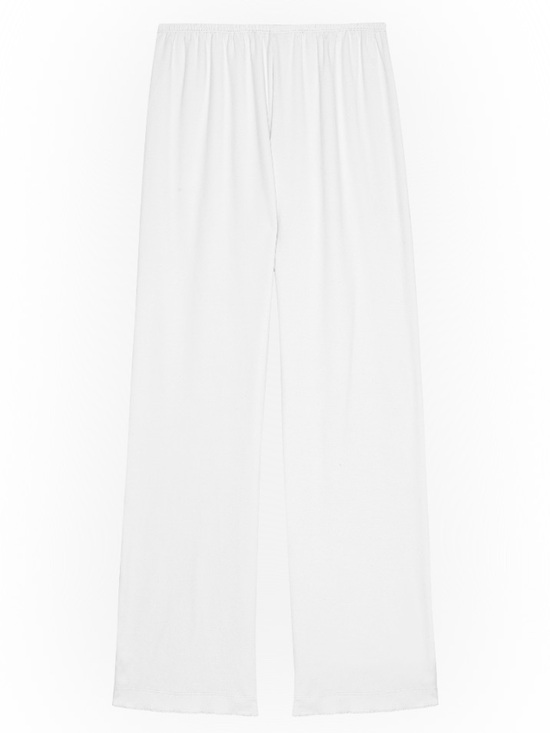 DONNI. Other - DONNI. The Baby Rib Scallop Pant in Powder White Size Medium